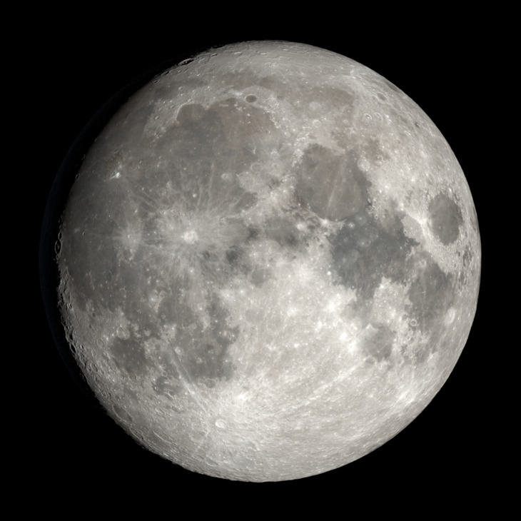 NASA visualization of the Moon on July 27, 2026