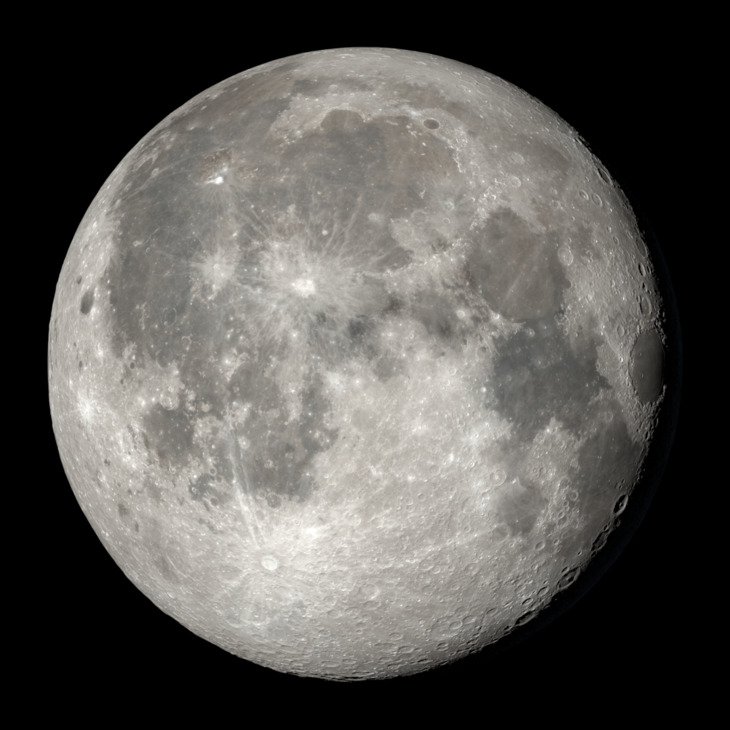 NASA visualization of the Moon on July 31, 2026