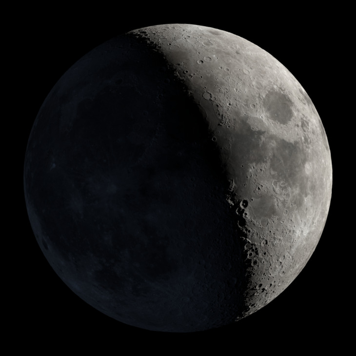 NASA visualization of the Moon on August 18, 2026