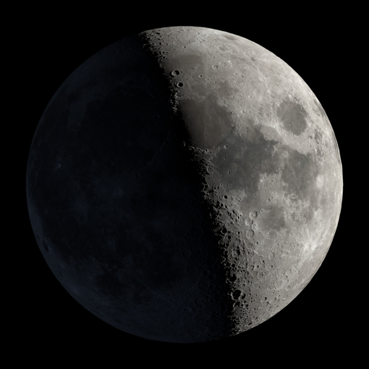NASA visualization of the Moon on August 19, 2026