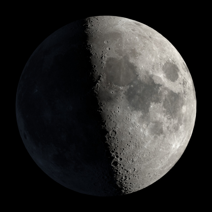 NASA visualization of the Moon on August 20, 2026