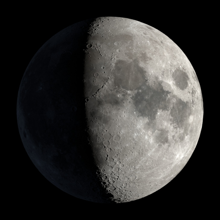 NASA visualization of the Moon on August 21, 2026