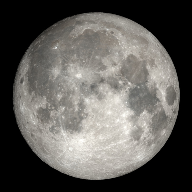 NASA visualization of the Moon on August 27, 2026