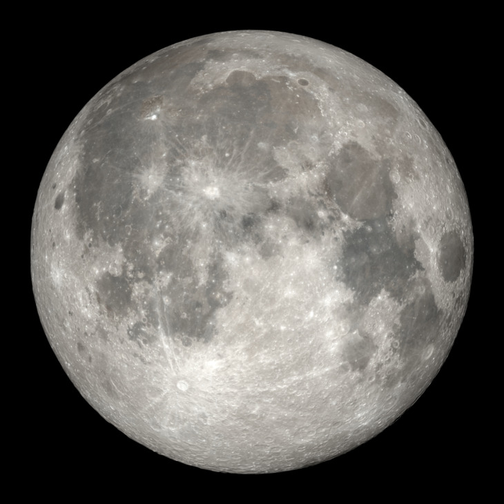 NASA visualization of the Moon on August 28, 2026