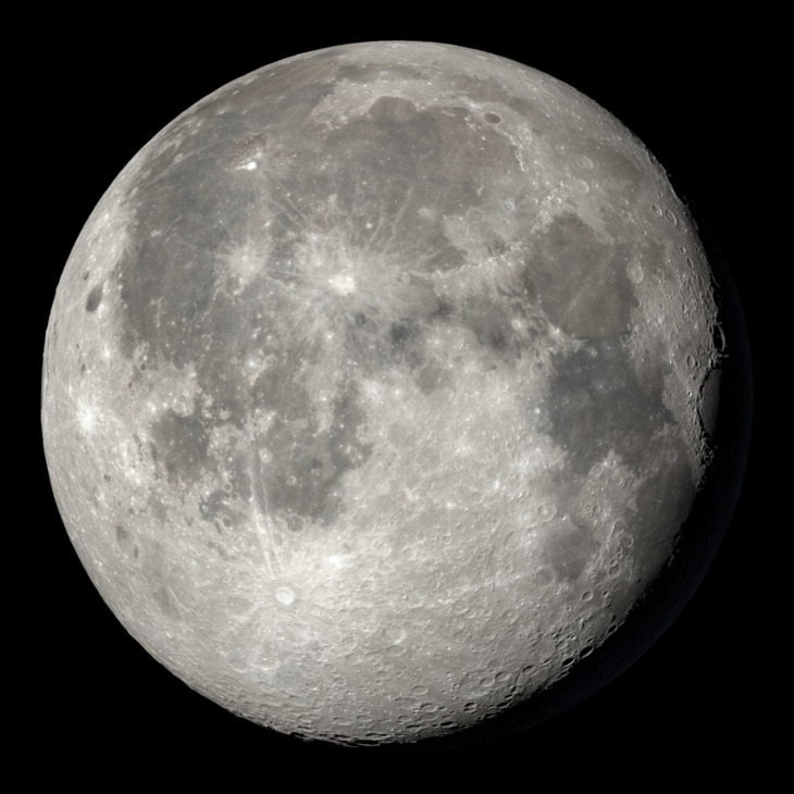 NASA visualization of the Moon on August 30, 2026