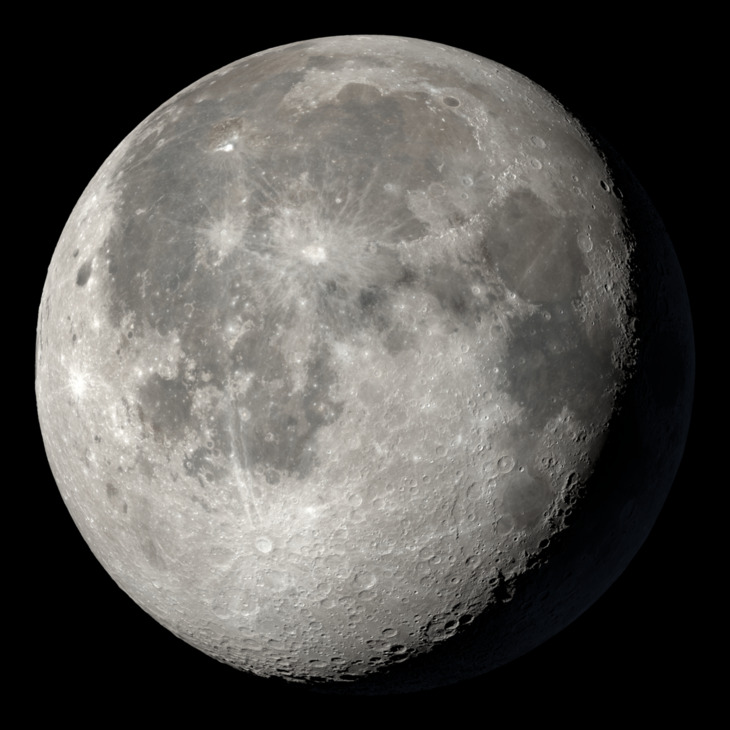 NASA visualization of the Moon on August 31, 2026