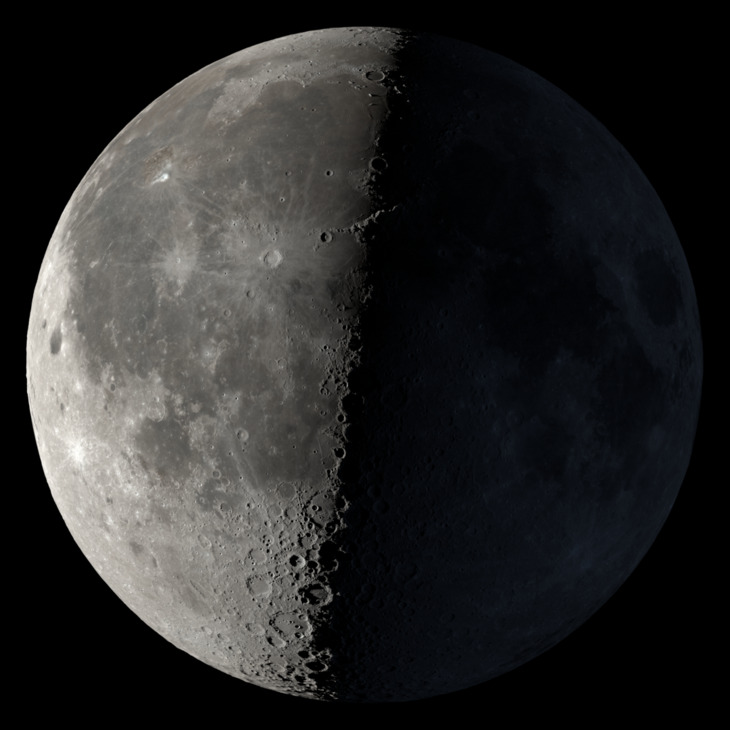 NASA visualization of the Moon on September 4, 2026