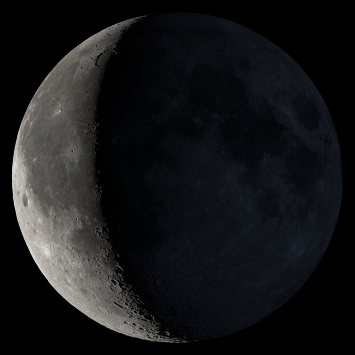 NASA visualization of the Moon on September 6, 2026