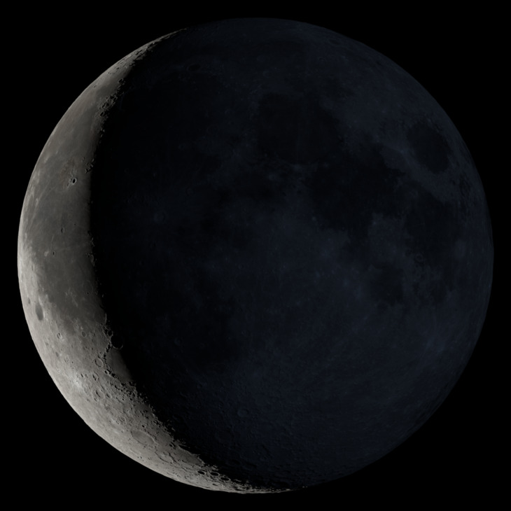 NASA visualization of the Moon on September 7, 2026