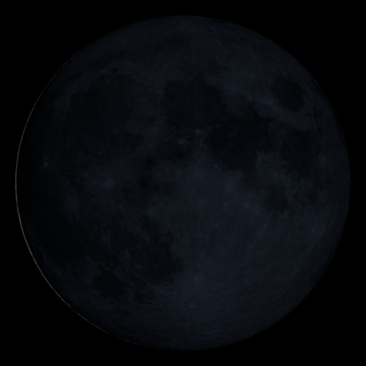 NASA visualization of the Moon on September 10, 2026