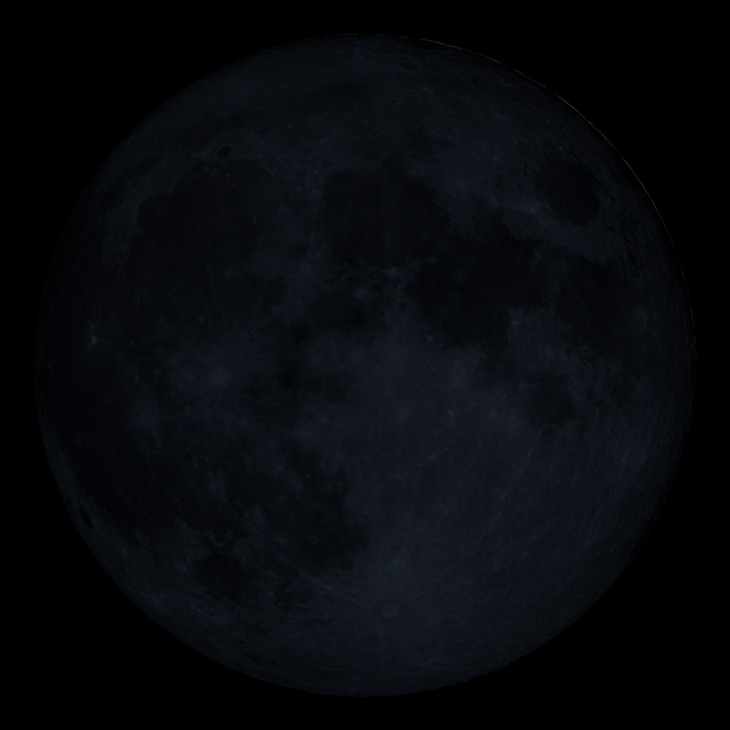 NASA visualization of the Moon on September 11, 2026