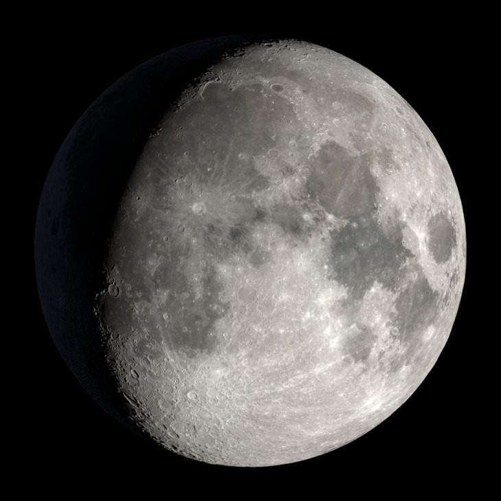 NASA visualization of the Moon on September 22, 2026