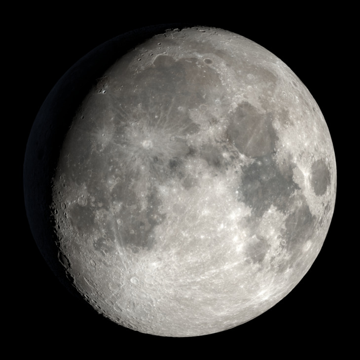 NASA visualization of the Moon on September 23, 2026