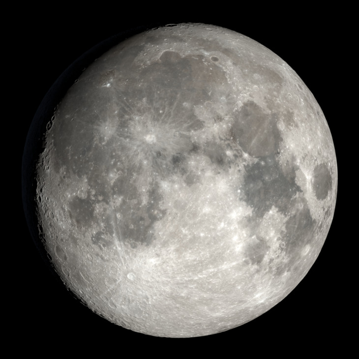 NASA visualization of the Moon on September 24, 2026