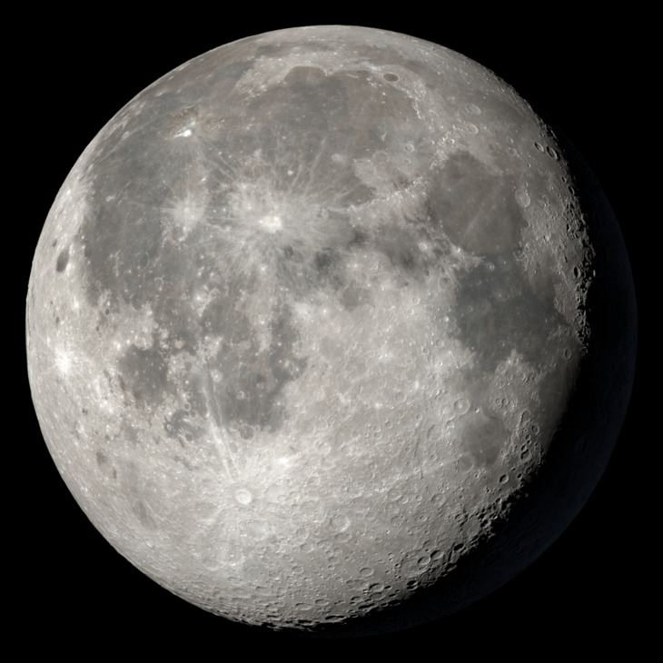 NASA visualization of the Moon on September 29, 2026