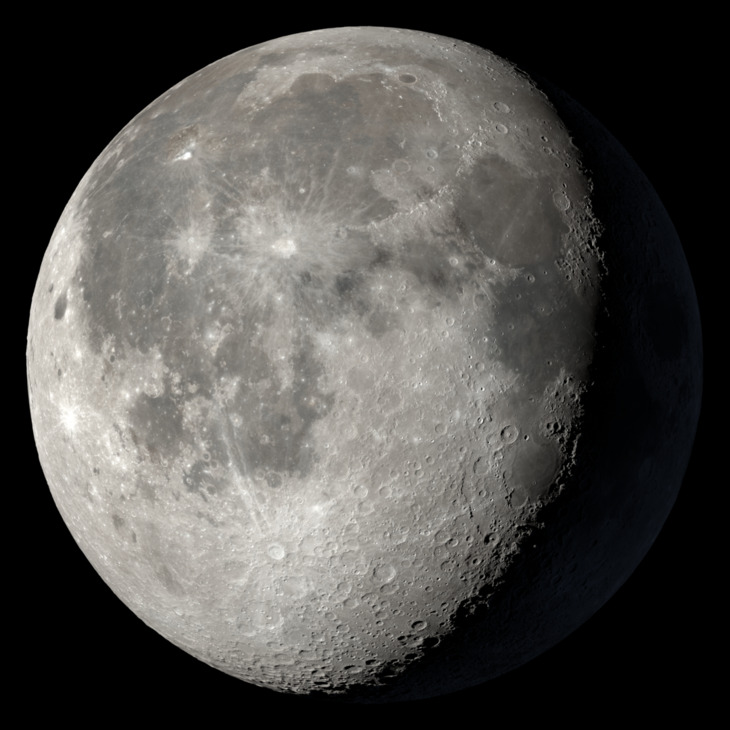 NASA visualization of the Moon on September 30, 2026