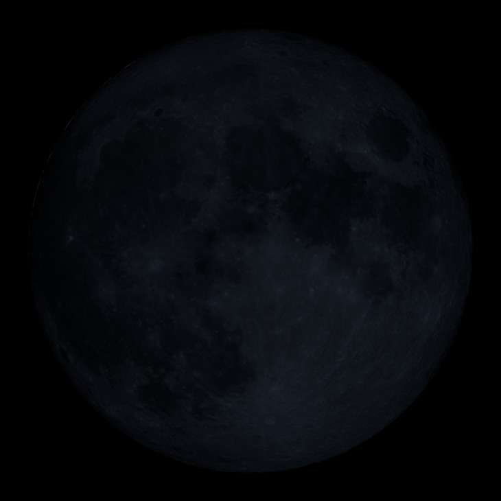 NASA visualization of the Moon on October 10, 2026