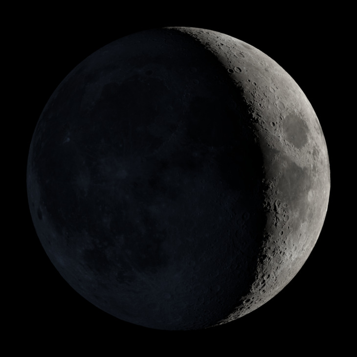 NASA visualization of the Moon on October 15, 2026