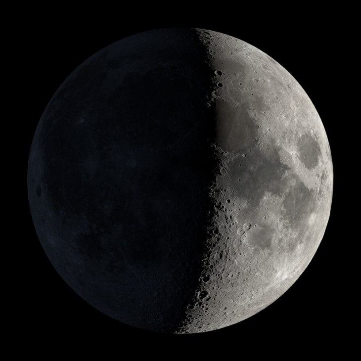 NASA visualization of the Moon on October 17, 2026