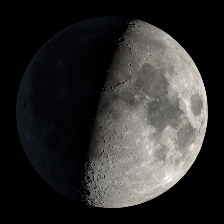 NASA visualization of the Moon on October 19, 2026