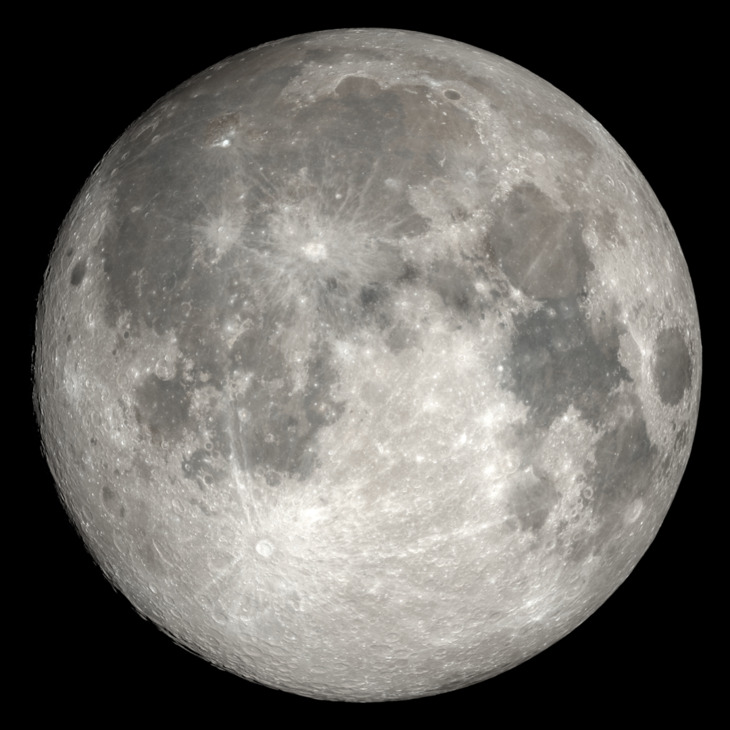 NASA visualization of the Moon on October 25, 2026