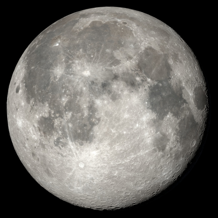 NASA visualization of the Moon on October 27, 2026