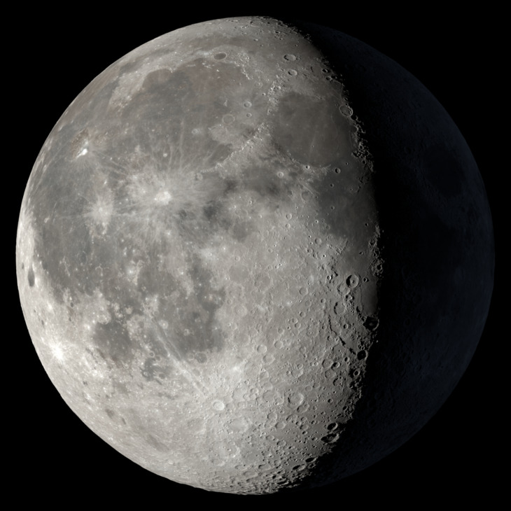 NASA visualization of the Moon on October 30, 2026