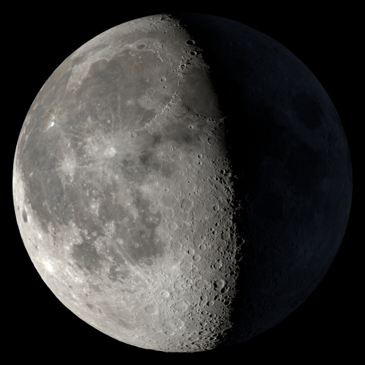 NASA visualization of the Moon on October 31, 2026