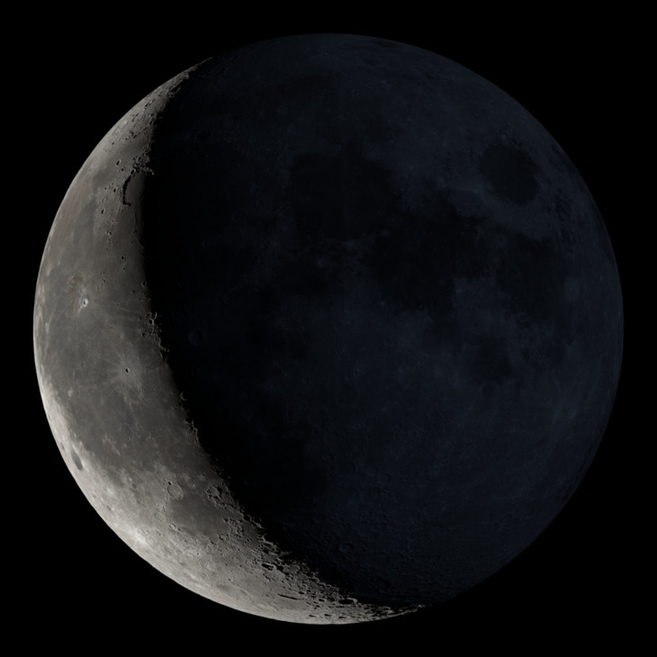 NASA visualization of the Moon on November 4, 2026