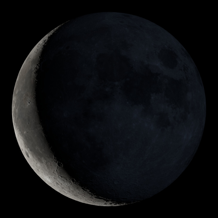 NASA visualization of the Moon on November 5, 2026