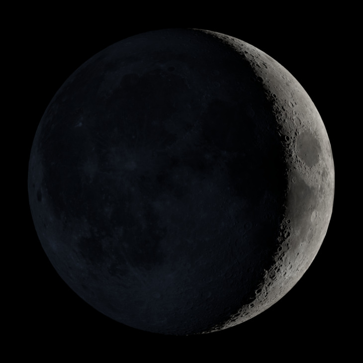 NASA visualization of the Moon on November 13, 2026