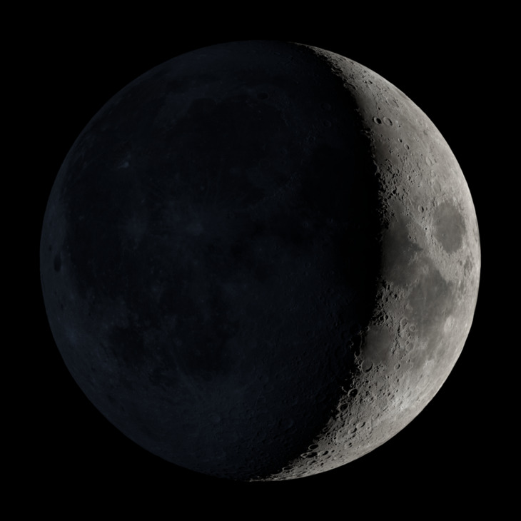NASA visualization of the Moon on November 14, 2026