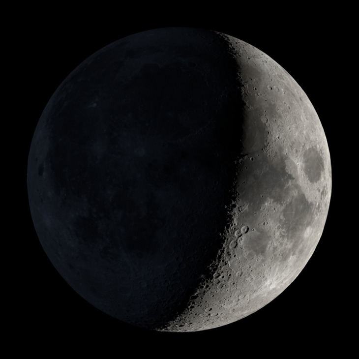 NASA visualization of the Moon on November 15, 2026