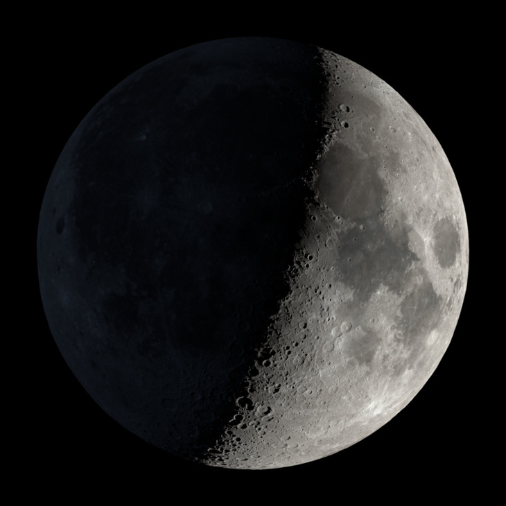 NASA visualization of the Moon on November 16, 2026