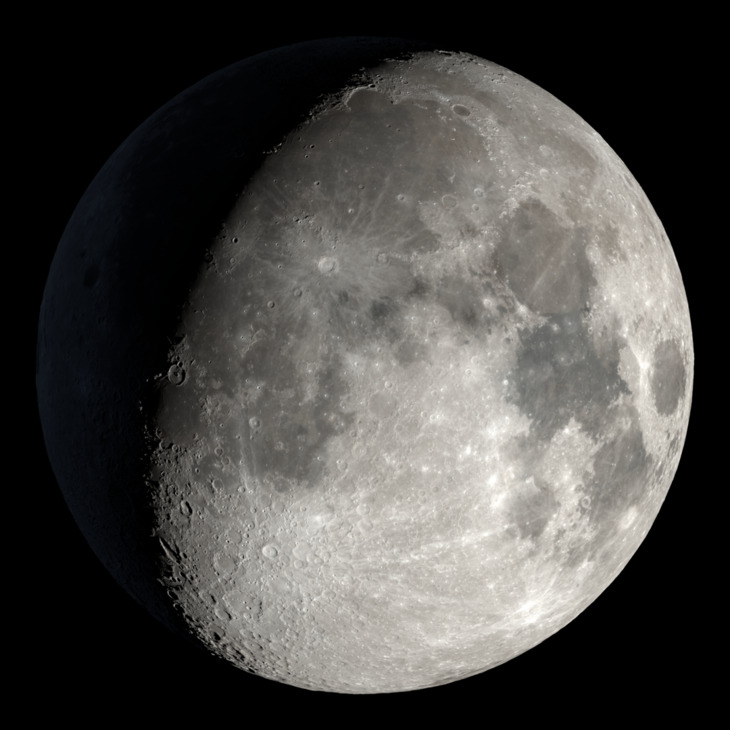 NASA visualization of the Moon on November 20, 2026