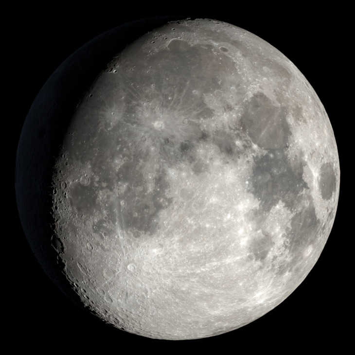 NASA visualization of the Moon on November 21, 2026