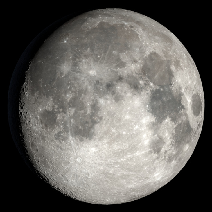 NASA visualization of the Moon on November 22, 2026