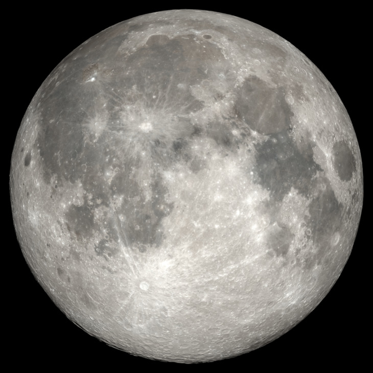 NASA visualization of the Moon on November 24, 2026