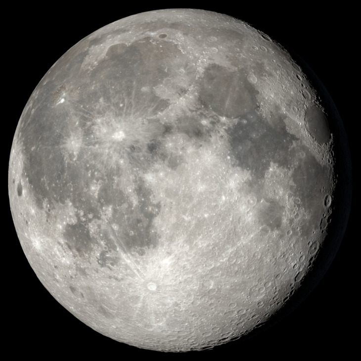 NASA visualization of the Moon on November 26, 2026