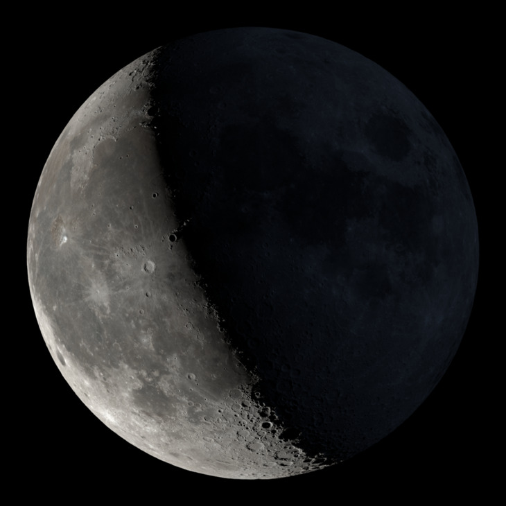 NASA visualization of the Moon on December 2, 2026