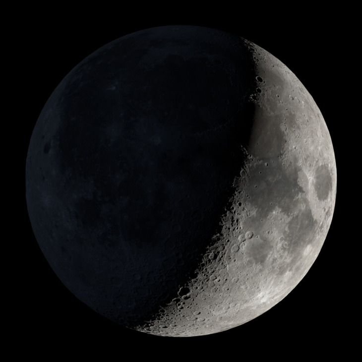 NASA visualization of the Moon on December 15, 2026
