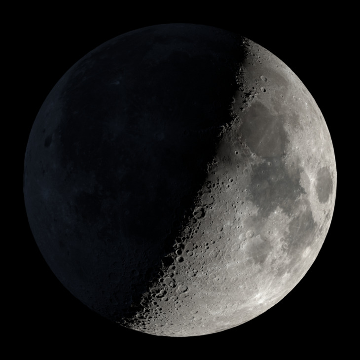 NASA visualization of the Moon on December 16, 2026