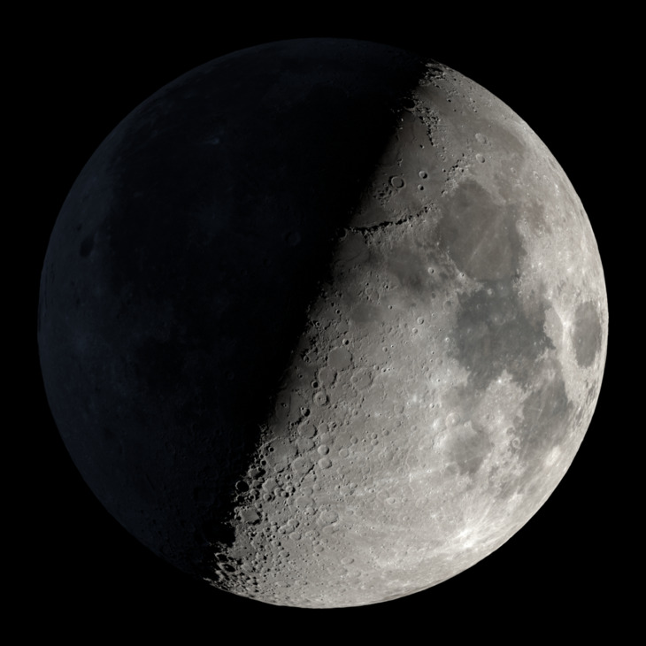 NASA visualization of the Moon on December 17, 2026
