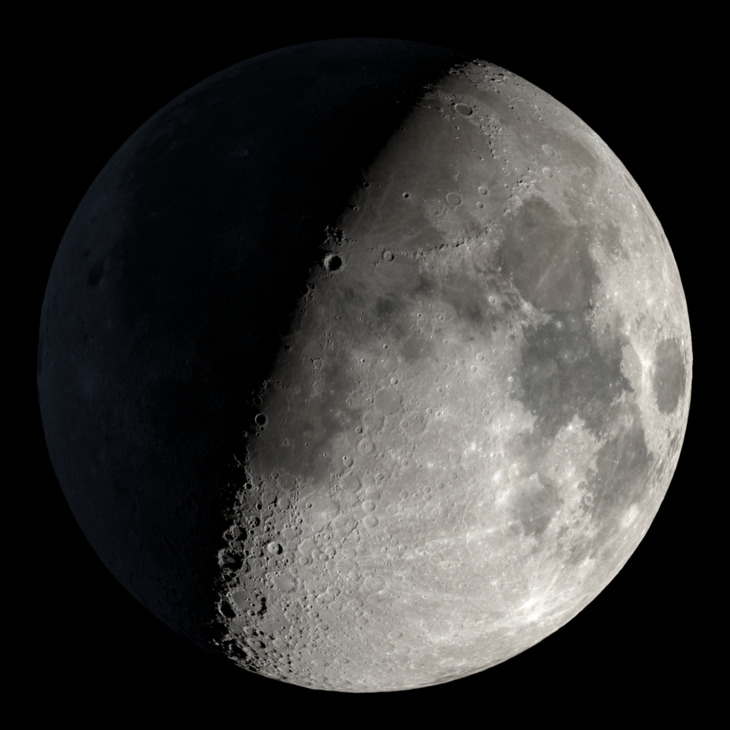 NASA visualization of the Moon on December 18, 2026