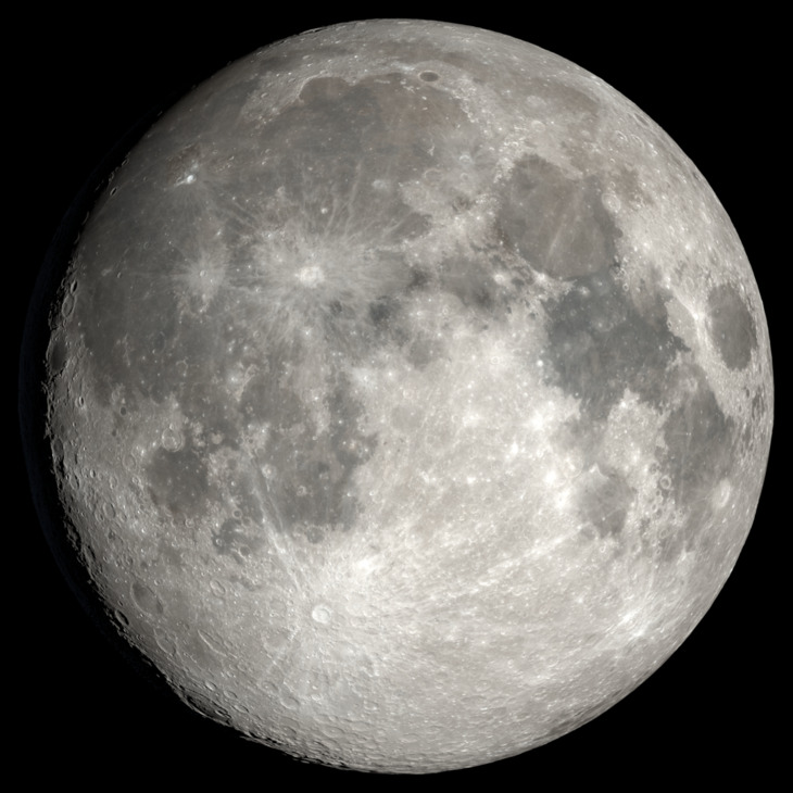 NASA visualization of the Moon on December 22, 2026