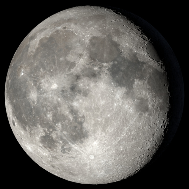 NASA visualization of the Moon on December 26, 2026