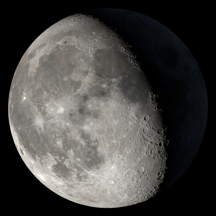 NASA visualization of the Moon on December 28, 2026