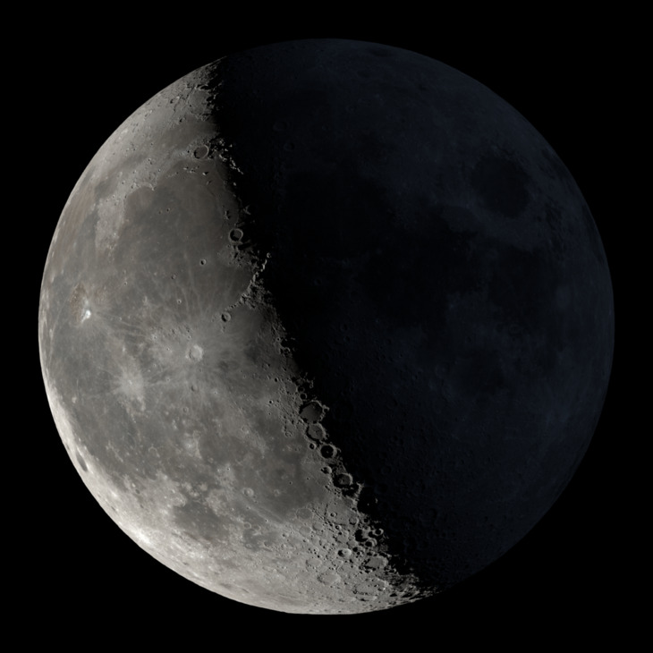 NASA visualization of the Moon on December 31, 2026